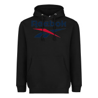 Black ree-bok-vector-art Heavyweight Hoodie - linhVisuals