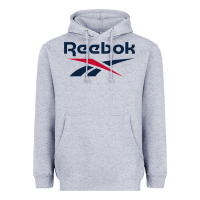 Heather Grey ree-bok-vector-art Heavyweight Hoodie - linhVisuals