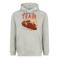 Moon Dust Whiskey Train Heavyweight Hoodie - linhVisuals