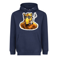 Navy Alf Heavyweight Hoodie - linhVisuals