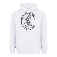White College Of Staten Island Heavyweight Hoodie - linhVisuals