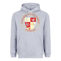 Heather Grey Csu Stanislaus Heavyweight Hoodie - linhVisuals