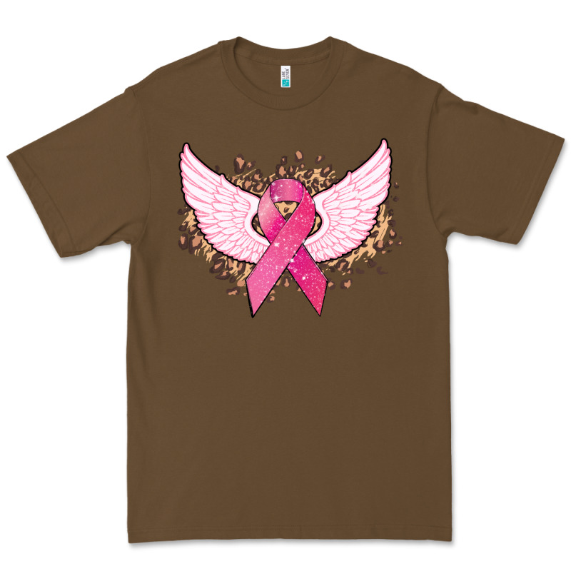 Cancer Ribbon Angel Wings Cancer Awareness Premium Tee by HowdyJamesFarm | Teevron