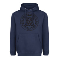 Navy Eastern Virginia Medical School Heavyweight Hoodie - linhVisuals