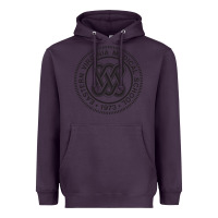 Plum Eastern Virginia Medical School Heavyweight Hoodie - linhVisuals