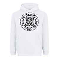 White Eastern Virginia Medical School Heavyweight Hoodie - linhVisuals