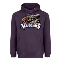 Plum knoxville ice bears Heavyweight Hoodie - linhVisuals