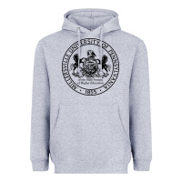 Heather Grey Millersville University Heavyweight Hoodie - linhVisuals