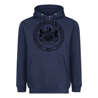 Navy Millersville University Heavyweight Hoodie - linhVisuals