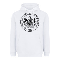 White Millersville University Heavyweight Hoodie - linhVisuals