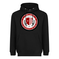 Black Stony Brook University Heavyweight Hoodie - linhVisuals