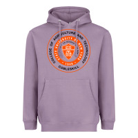 Lavender Suny Cobleskill Heavyweight Hoodie - linhVisuals