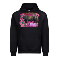 Black be mine black angus bull Urban Hoodie - RanaPortraitStore