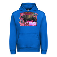 Cobalt be mine black angus bull Urban Hoodie - RanaPortraitStore