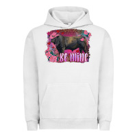Pigment Lunar Rock be mine black angus bull Urban Hoodie - RanaPortraitStore