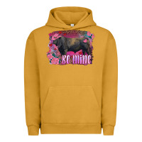 Pigment Peanut Butter be mine black angus bull Urban Hoodie - RanaPortraitStore