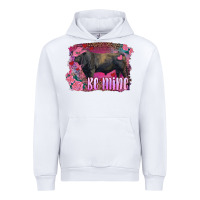 White be mine black angus bull Urban Hoodie - RanaPortraitStore
