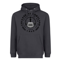 Smoke Suny Cortland Heavyweight Hoodie - linhVisuals