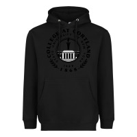 Black Suny Cortland Heavyweight Hoodie - linhVisuals