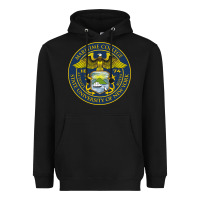 Black Suny Maritime Full Color Heavyweight Hoodie - linhVisuals