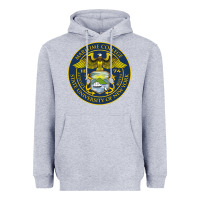 Heather Grey Suny Maritime Full Color Heavyweight Hoodie - linhVisuals