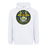 White Suny Maritime Full Color Heavyweight Hoodie - linhVisuals