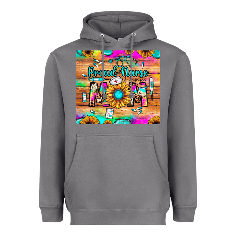 Proud Nurse Mom Heavyweight Hoodie by JahusDesignShop | Teevron
