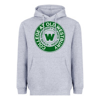 Heather Grey Suny Old Westbury Heavyweight Hoodie - linhVisuals