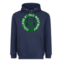 Navy Suny Old Westbury Heavyweight Hoodie - linhVisuals