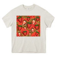 Cream strawberries Heavy Core Tee - Jasminsmagicworld