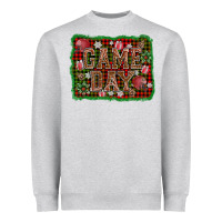 Heather Grey game day christmas Heavyweight Sweatshirt - AdoDesignShop