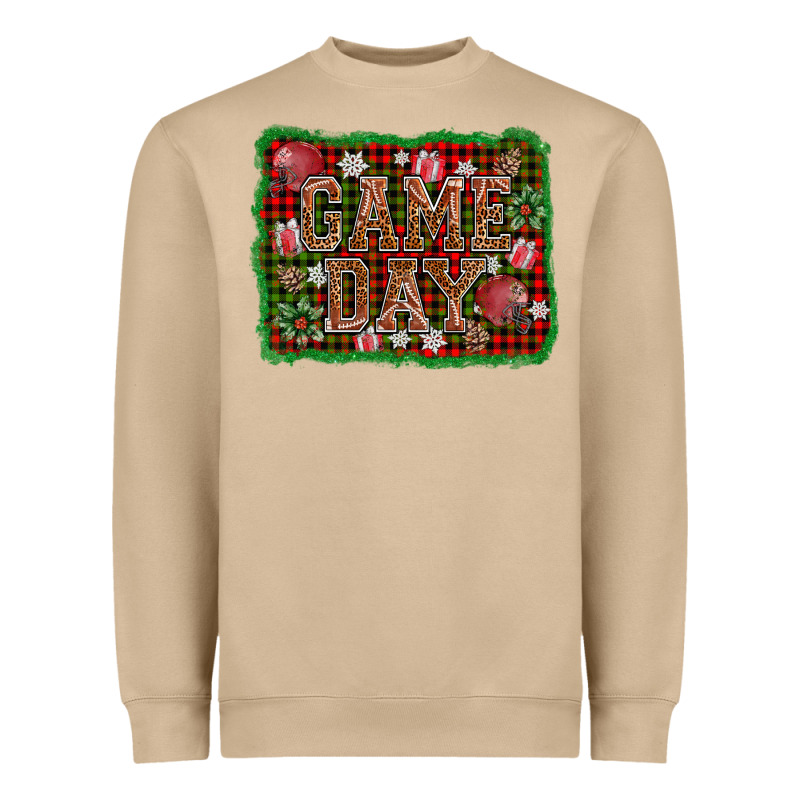 Game Day Christmas Heavyweight Sweatshirt by AdoDesignShop | Teevron
