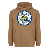 Toasted Coconut University Of Akron Heavyweight Hoodie - linhVisuals