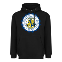 Black University Of Akron Heavyweight Hoodie - linhVisuals