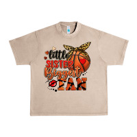 French Oak little sister biggest fan basketball Urban Heavy Tee - FaDigitalArtStudio