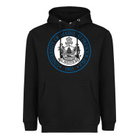 Black University Of Maine At Presque Isle Heavyweight Hoodie - linhVisuals