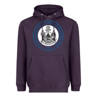 Plum University Of Maine At Presque Isle Heavyweight Hoodie - linhVisuals