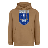 Toasted Coconut University Of Memphis Heavyweight Hoodie - linhVisuals