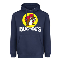 Navy bucc ee's tshirt Heavyweight Hoodie - linhVisuals