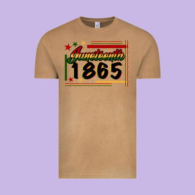 Juneteenth 1865 Vintage Tee Designed By Fadigitalartstudio