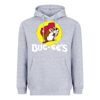 Heather Grey bucc ee's tshirt Heavyweight Hoodie - linhVisuals