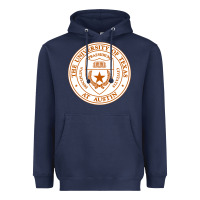 Navy University Of Texas At Austin Heavyweight Hoodie - linhVisuals