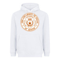 White University Of Texas At Austin Heavyweight Hoodie - linhVisuals