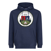 Navy Upr At Arecibo Heavyweight Hoodie - linhVisuals