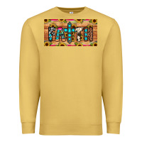 Antique Gold faith license plate Premium Sweatshirt - JahusDesignShop