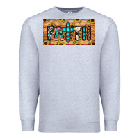 Heather Grey faith license plate Premium Sweatshirt - JahusDesignShop