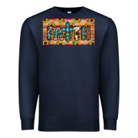 Navy faith license plate Premium Sweatshirt - JahusDesignShop