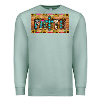 Seafoam faith license plate Premium Sweatshirt - JahusDesignShop
