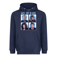 Navy vintage Ace Of The Base Heavyweight Hoodie - linhVisuals