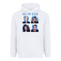 White vintage Ace Of The Base Heavyweight Hoodie - linhVisuals